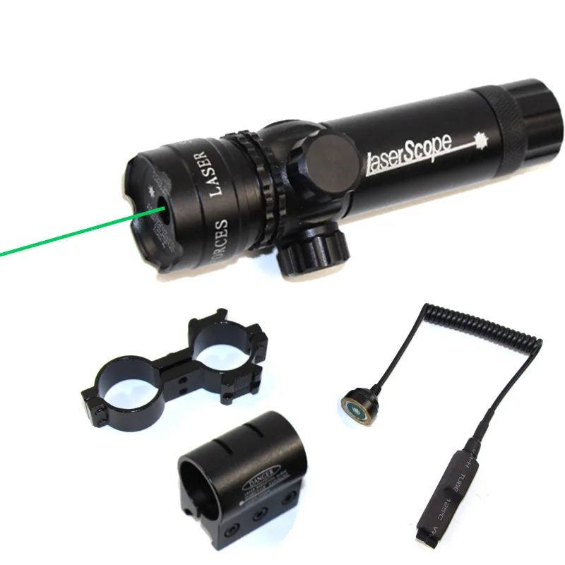 green dot laser Тактический зеленый красный точечный лазерный прицел для винтовки обозначение Arisoft прицел для винтовки 20 мм Пикатинни Крепление хвостовой линии переключатель - Цвет: green dot laser