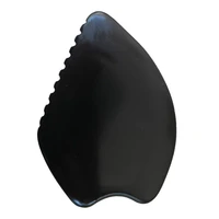 black natural bian stone guasha board scraper tools for face neck back body pressure therapy