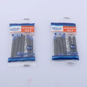 Чернила для перьевой ручки Hero Blue, 2,6 мм, 3,4 мм, 12 шт.