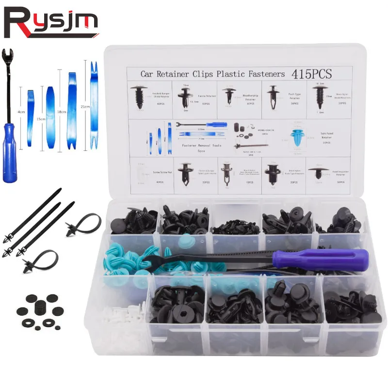 415 шт. автомобильный штифт с заклепками отделка крепежных деталей зажим для