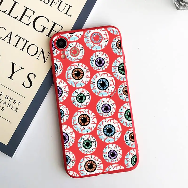 

Evil eyes lucky blue eyes Phone Case Candy Color for iPhone 6 7 8 11 12 s mini pro X XS XR MAX Plus high quality Anti-fall