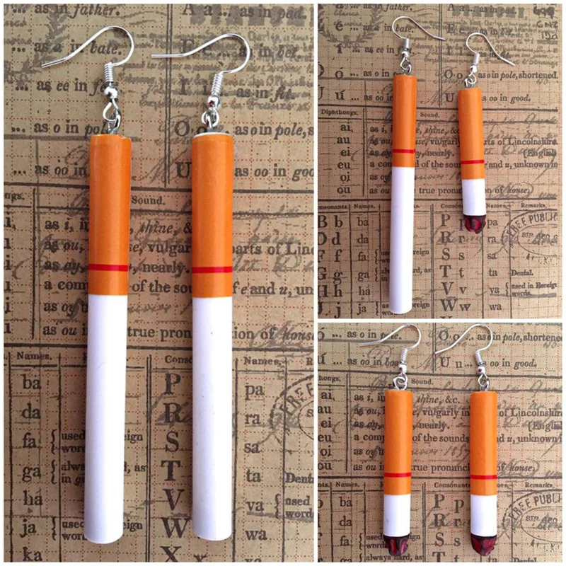 

Необычные Веселые серьги с полукопченым рисунком, 2021