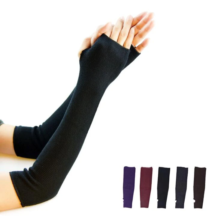 Перчатки в готическом стиле панк-перчатки без пальцев Черный Серый панк манжеты