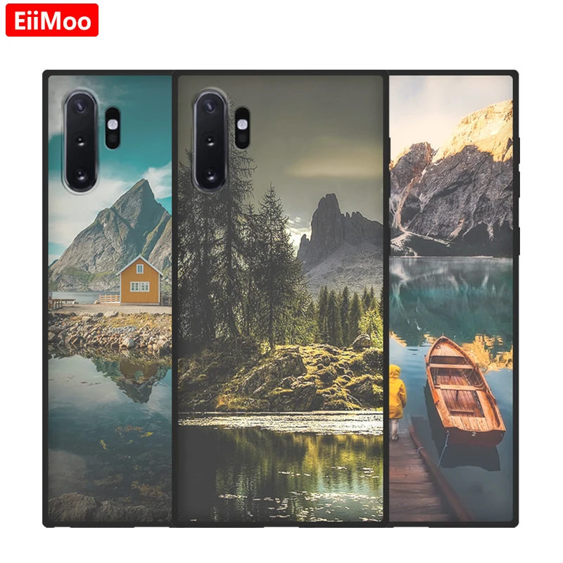 Чехол для телефона EiiMoo Samsung Galaxy Note 10 Plus чехол Note10 мягкий силиконовый ТПУ|Бамперы| |