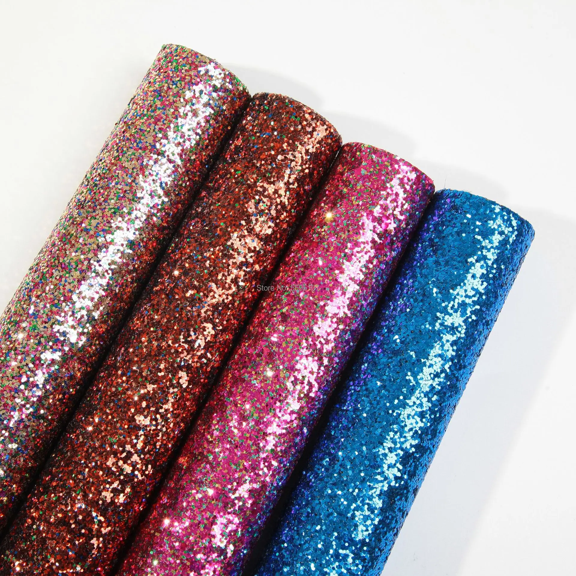 Большая и маленькая блестящая ПУ кожа с шестью краями подходит для сумок обуви