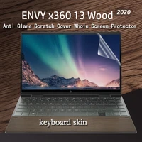 anti glare scratch cover whole screen keyboard protector for hp envy x360 wood 13 ay0115au 13 3 inch