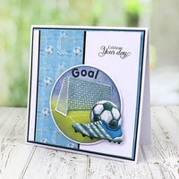 soccer shoes metal cutting dies coordinating cardstock for scrapbooking craft embossing stencil die cut card photo album