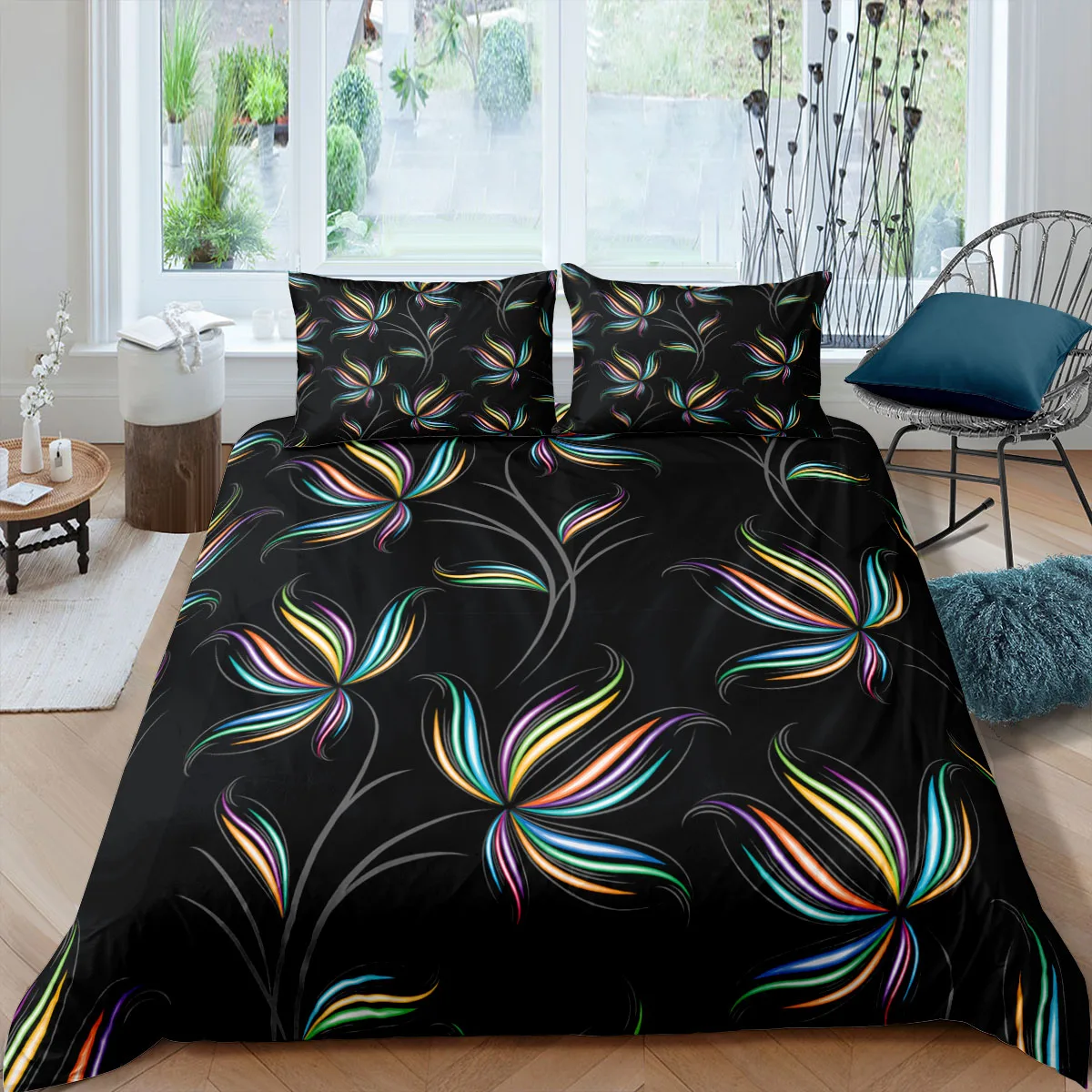 

Maple Leaf 3d Printed Duvet Cover Pillowcase Twin Full Queen King Size Bedding Set Colorful Plant Bed Set For Home Textile