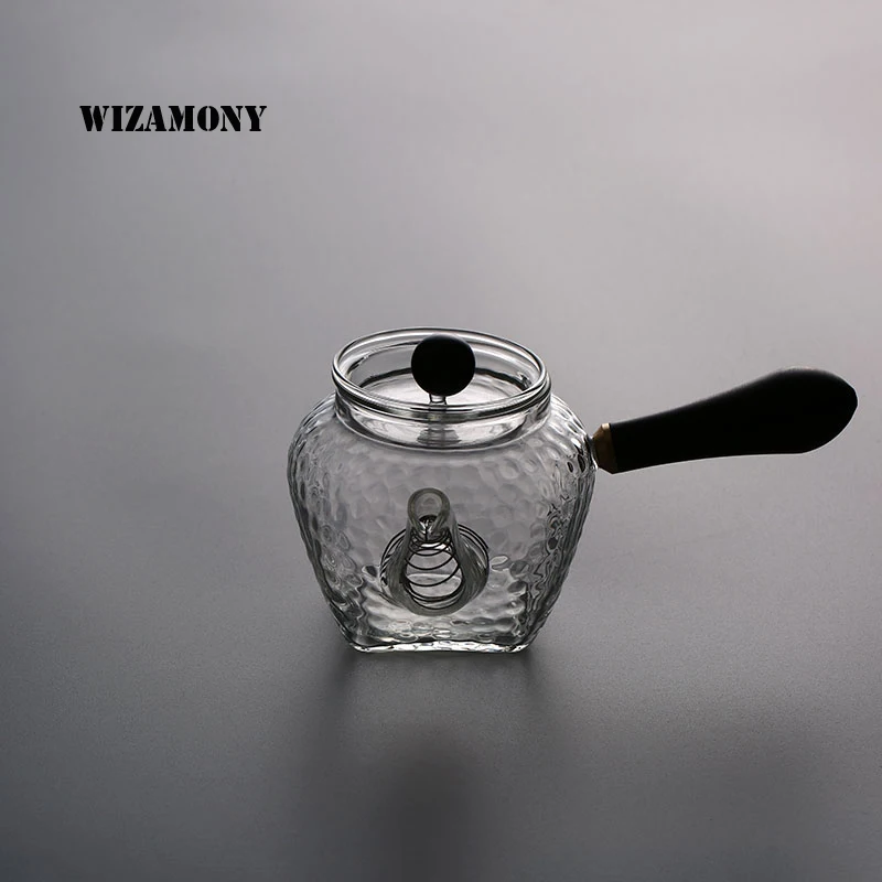 WIZAMONY высокое боросиликатное стекло высокая термостойкость оба сита для чая