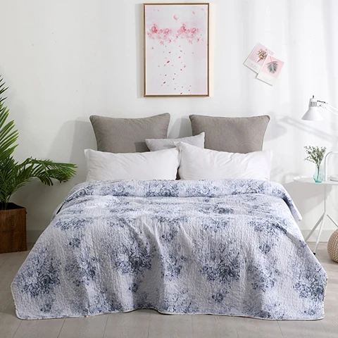 bedspread 6 Простое модное постельное белье из хлопка, 1 предмет, превосходный комплект из хлопка, всесезонный, Премиум хлопок, постельное белье, King Queen78* 86" - Цвет: bedspread 6