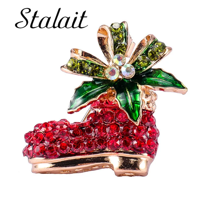 Модные полные стразы обуви рождественские фотообои для девушек женщин с