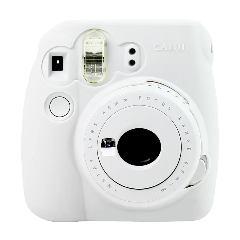 White Сумка для камеры Fuji Fujifilm Instax Mini 9 Mini 8 8+ чехол для камеры классический фосфоресцирующий чехол для камеры моментальной печати - Цвет: White