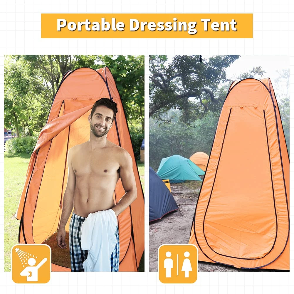 

Camping Privacy Tent Portable Pop Up Beach With Zippered Carrying Bag Portable Privacy Shower Toilet Camping Pop Up Tent
