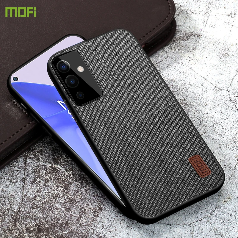 

For Oneplus 9R Case Fabric Shockproof Back Cover MOFi Original One Plus 9 Pro Nord CE N200 Soft Silicone Luxury Capas Coque