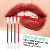 20pcsbox liquid lipstick long lasting charming plastic cotton swab lip glaze for outdoor