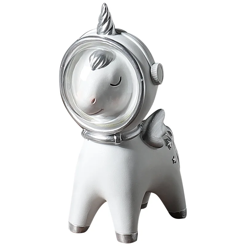 

Nordic Lovely Space Animal Figurine Living Room Bedroom Resin Miniature Figurines Decoracion Salon Casa Room Decoration JQ