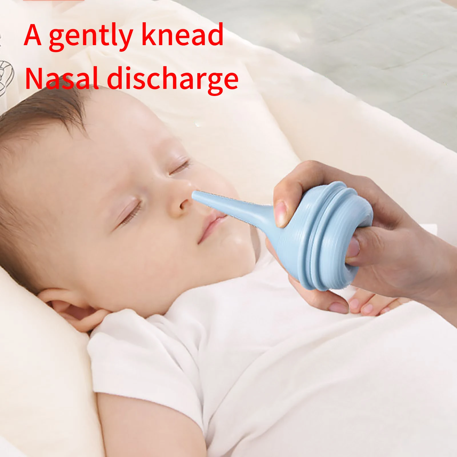 

Nasal Aspirator Pinch-Type Blue Nasal Aspirator Nasal Suction Device Cavity Cleaning For Ergonomic Easy Clean Baby Infant