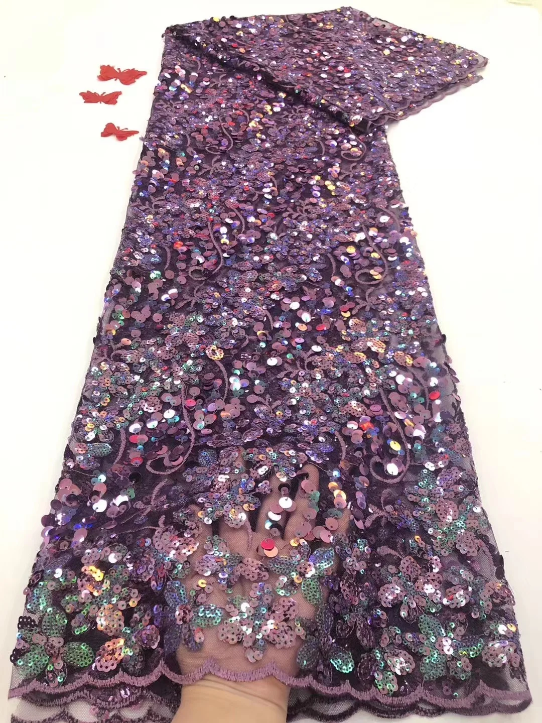 

Нигерийская кружевная ткань, африканская кружевная ткань 2020, высококачественное кружево с блестками, национальная кружевная ткань D4263