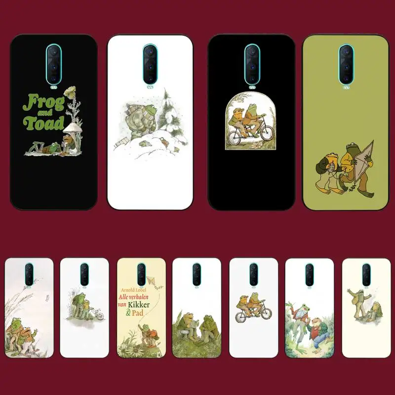 

Frog And Toad Are Friends Phone Case for Vivo Y91C Y11 17 19 17 67 81 Oppo A9 2020 Realme c3