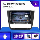 Автомагнитола 2DIN с GPS-навигацией для BMW 1-Series E88 E82 E81 E87 2008-2012, мультимедийный проигрыватель с WIFI 1080p FM SWC с DVR BT