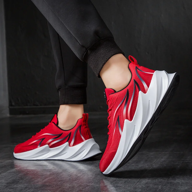 2020 Hot Sale Style Shoes Men Blade Shark Leisure walking Sneakers Zapatillas Hombre Multico Footwear Couple Tennis | Обувь