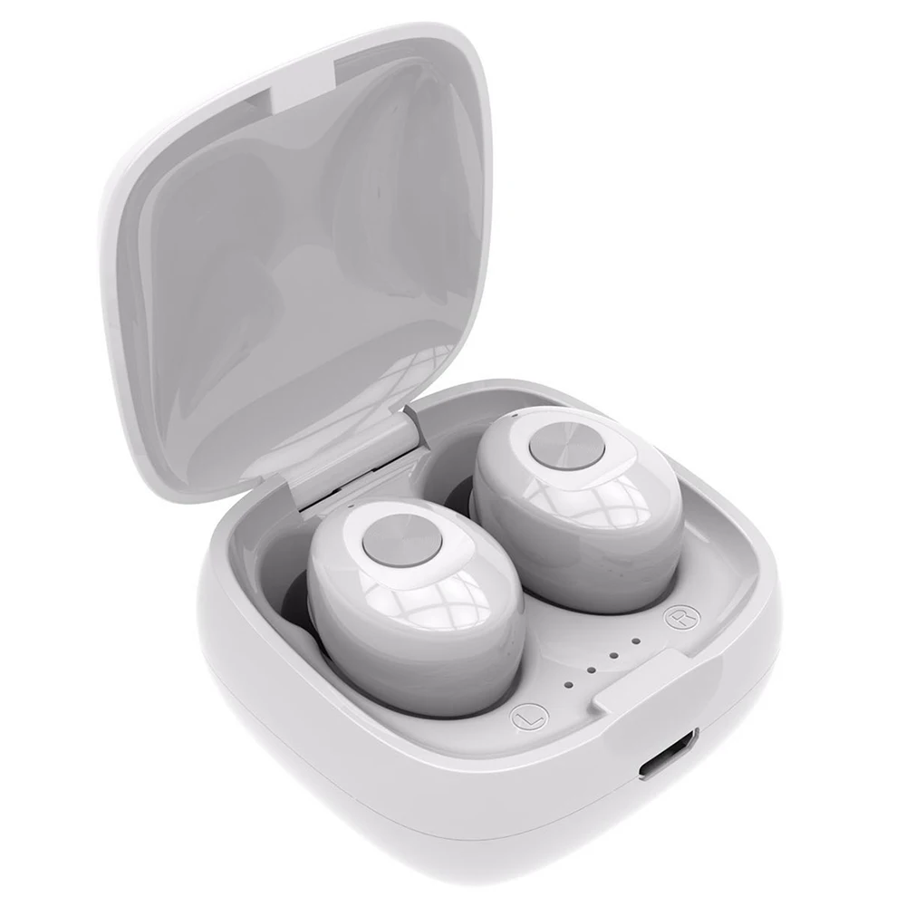 XG12 TWS Bluetooth 5,0 наушники стерео беспроводные наушники HIFI Звук спортивные наушники громкой связи игровая гарнитура с микрофоном для телефона - Цвет: Model A White