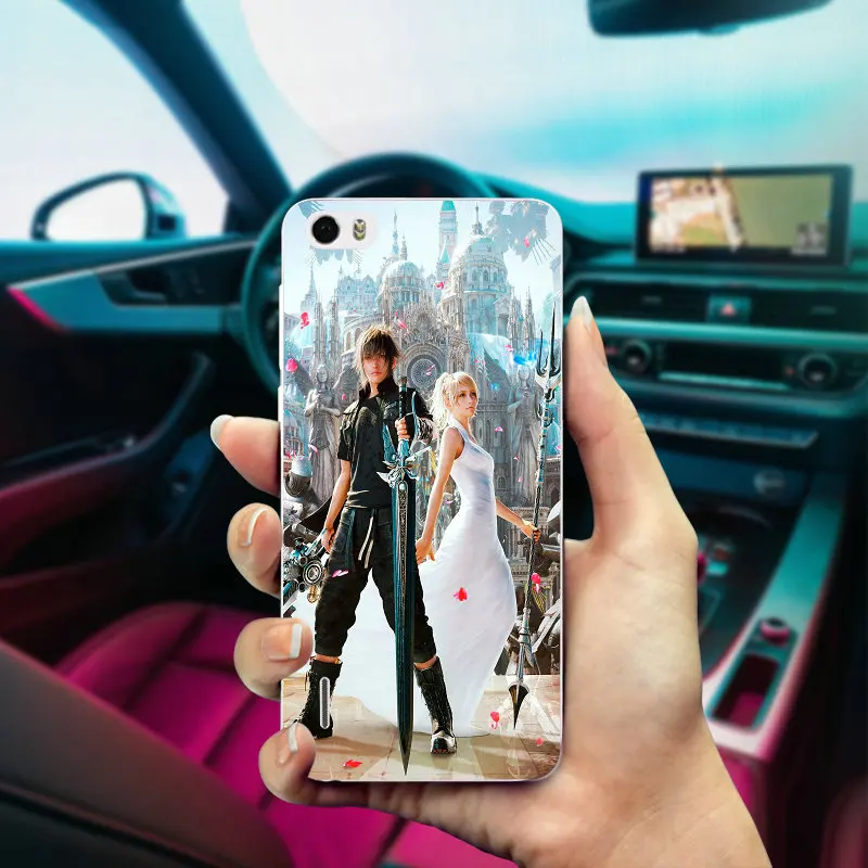 Мягкие чехлы для телефонов Huawei P20 P10 P9 P8 Lite Mate 10 Pro Y5 Y6 II Y7 Honor 6X 7X 9 Final Fantasy Noctis и Puppy XV