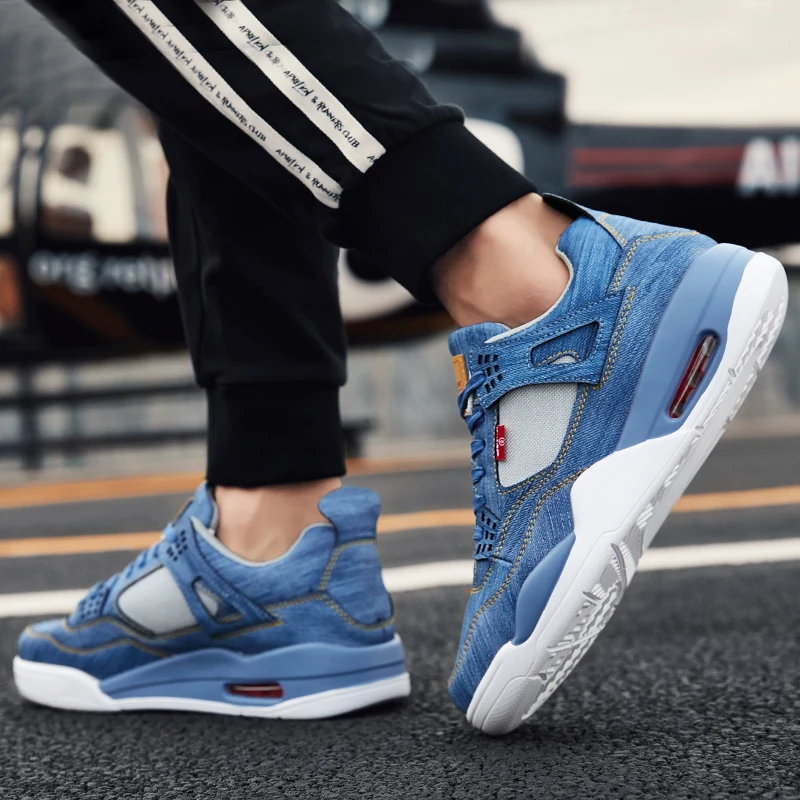 Мужская баскетбольная обувь с низким верхом спортивная воздушной подушкой