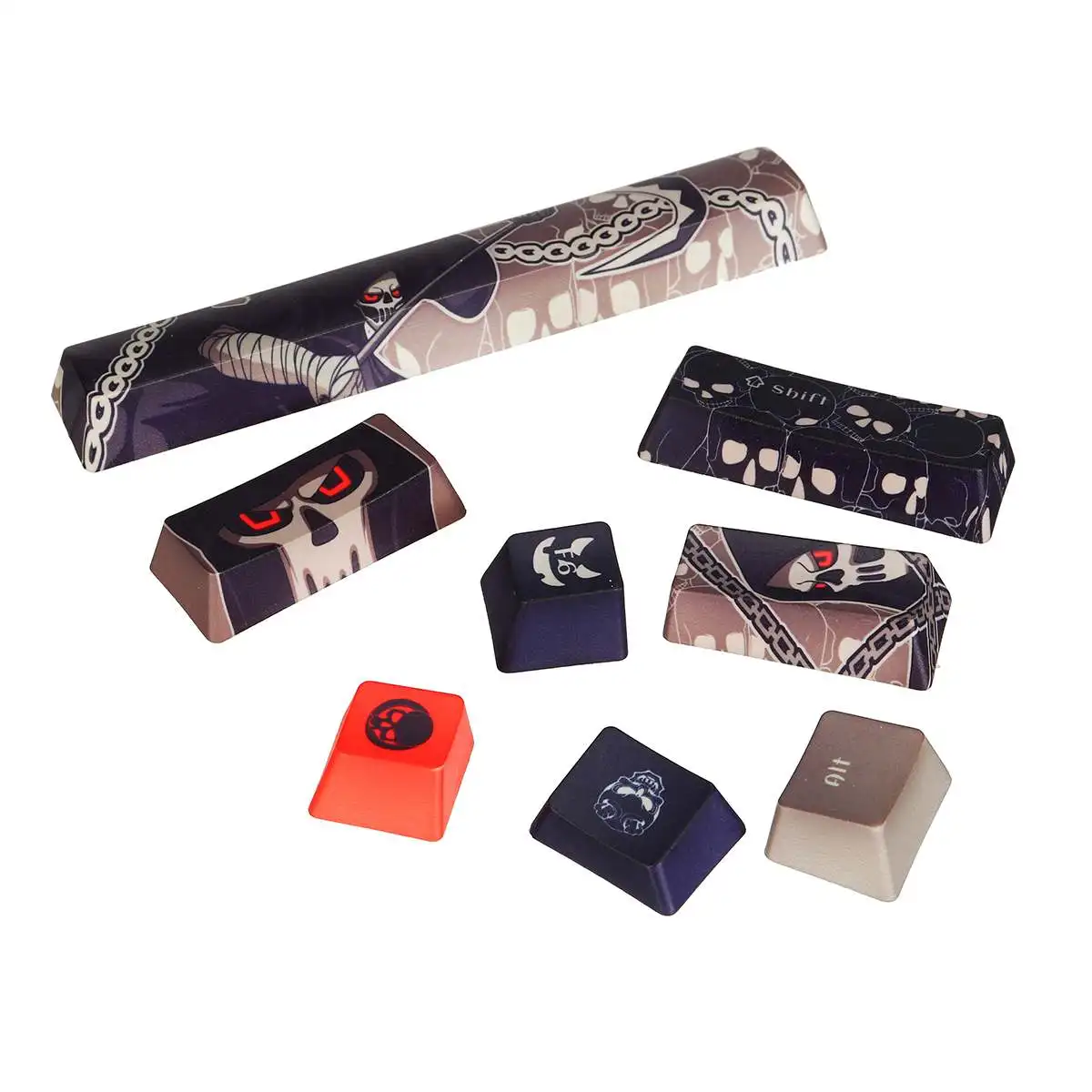 

Hallowmas Themes PBT Sublimation Keycap 108 Keys Side/Positive/Blank Engraved Keycaps For any Mechanical Keyboard