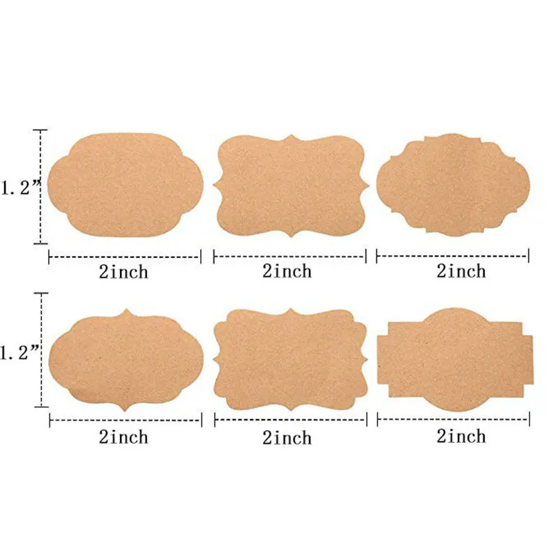 

Фотобумажные этикетки, пустые наклейки «сделай сам» для пекарни, канцелярские принадлежности, стеклянные бутылки, этикетки, наклейки, кухо...