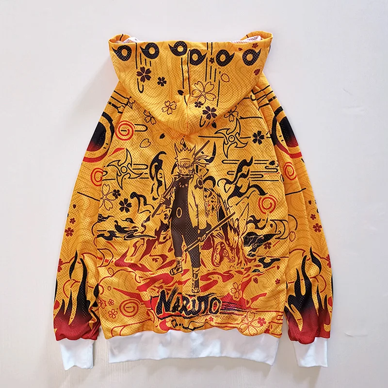 Мультяшный Аниме Наруто периферийная сетчатая куртка Uchiha Itachi Sasuke Naruto летняя