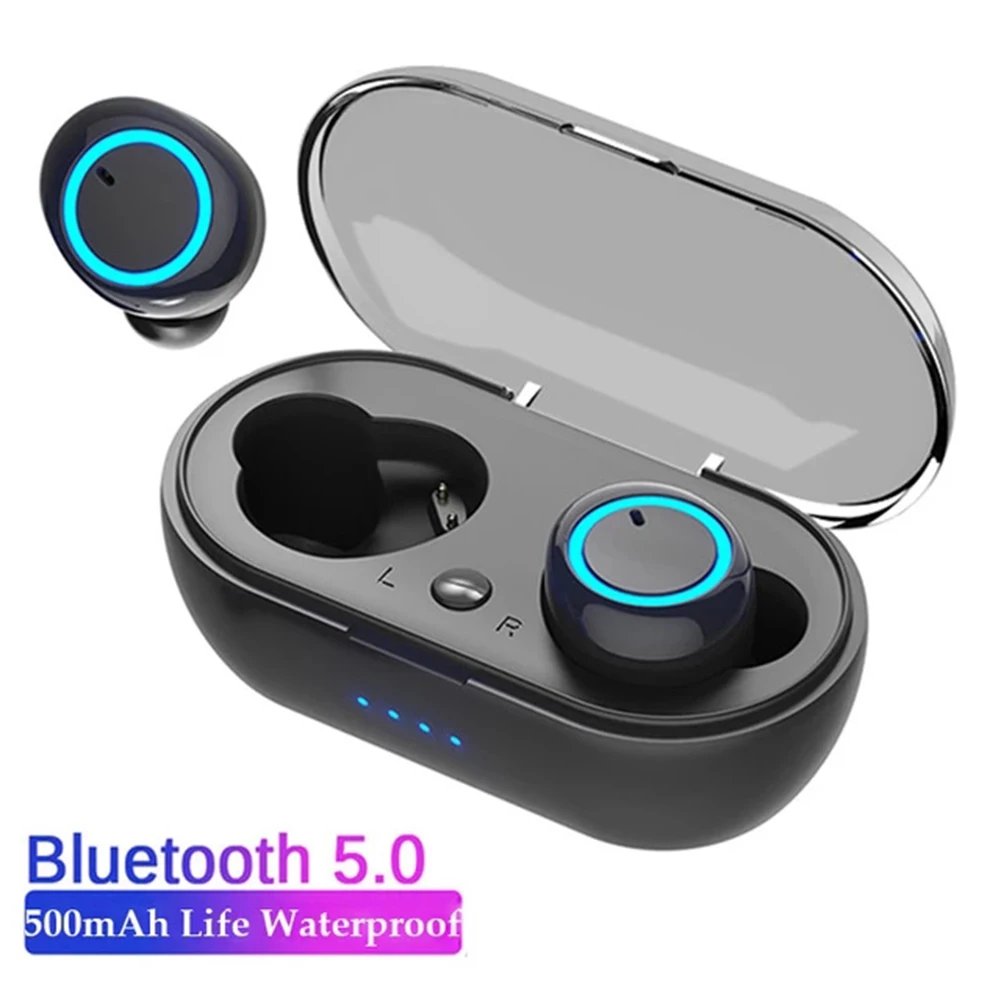

New TWS 5.0 Bluetooth Earbud Wireless Headphones Sports Waterproof Earphones Noise Cancelling Music Headphones For Xiaomi Phone