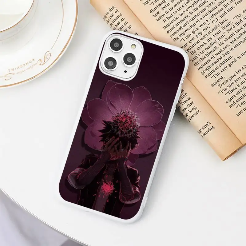 

Japan Anime My Hero Academia Phone Case Candy Color White for iPhone 11 pro XS MAX 8 7 6 6S Plus X 5S SE 2020 XR