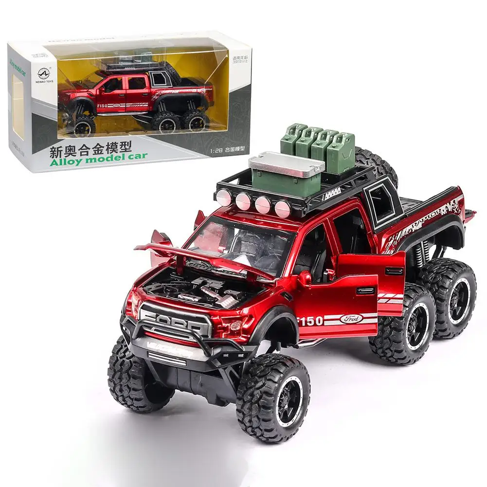RCtown 1:32 имитация Раптора F150 акусто-оптический эластичный сплав модель автомобиля