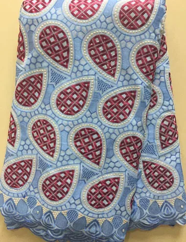 Высококачественная швейцарская вуаль кружева в Швейцарии хлопковая Африканская