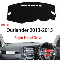 taijs factory casual protective polyester fibre car dashboard cover for mitsubishi outlander 2013 2014 2015 right hand drive