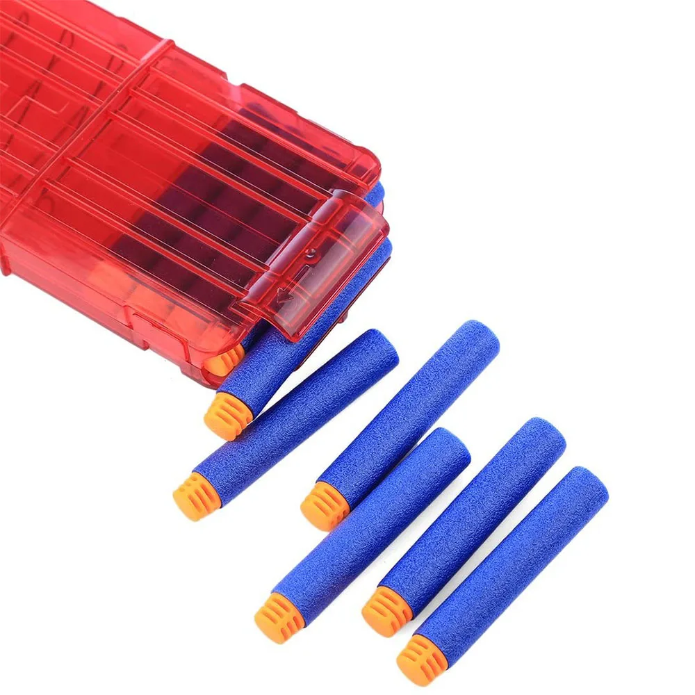 

400Pcs 7.2cm High Buffered Soft Bullet Sponge Flat Head Soft Toy Gun Darts For Nerf Elite Series Blasters airsoft accessories