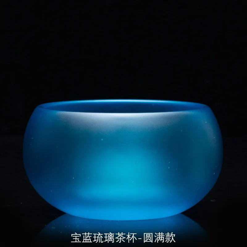 

Sapphire crystal Tea Cup Coffee Mug Water Cups Clear Glass with Spoon Set Perfect Gift