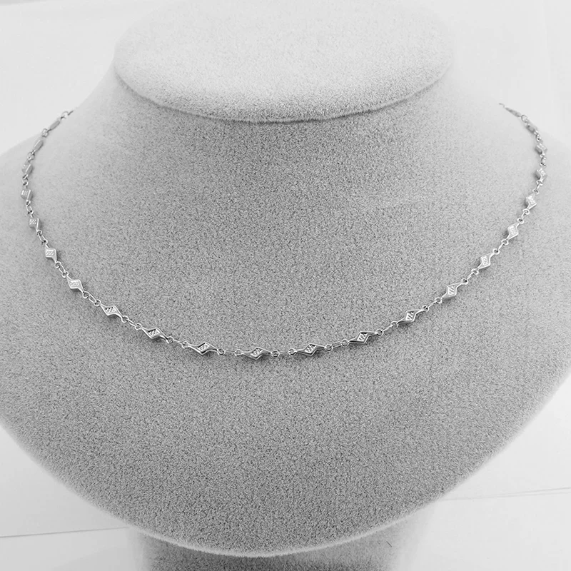 Тонкие цепи из нержавеющей стали для женщин 2021 эффектные ChaNecklace модные ювелирные