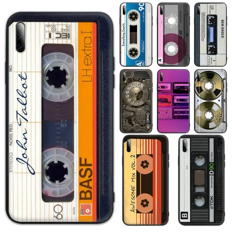 

Vintage Tape Cassette Phone Case for Redmi 5 5A Plus 6 6pro S2 7 7A 8 8A 9 9A K20 4X K30 pro Fundas cover