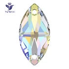 3223 Navette Стразы с конским глазом, стразы с кристаллами AB, пришивные стразы с камнями и кристаллами, пришивные стразы для одежды