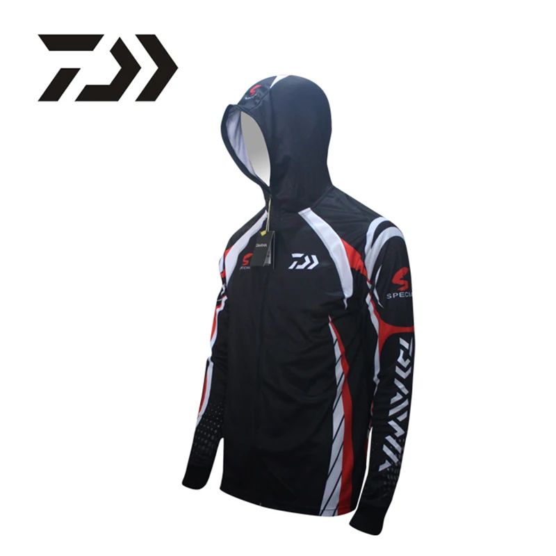 2020 DAWA Men Outdoor Sportswear Fishing Clothing Quick-Drying Anti-UV Sun Shirt Long Sleeve Sports Clothes Pesca | Спорт и