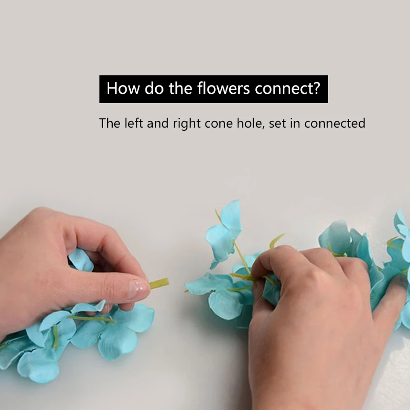 Wholesale 10pcs Rattan Strip Wisteria Artificial Flower Vine For Wedding Home Party Kids Room Decoration DIY Craft Fake Flowers