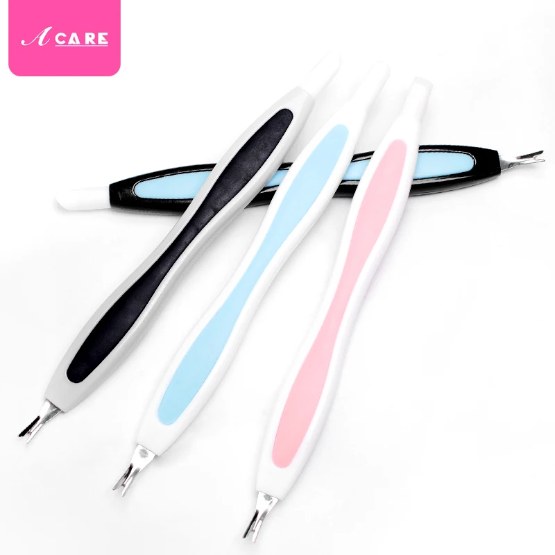 2 шт. палочка для кутикулы розовый светло маникюрный палка резиновая ручка