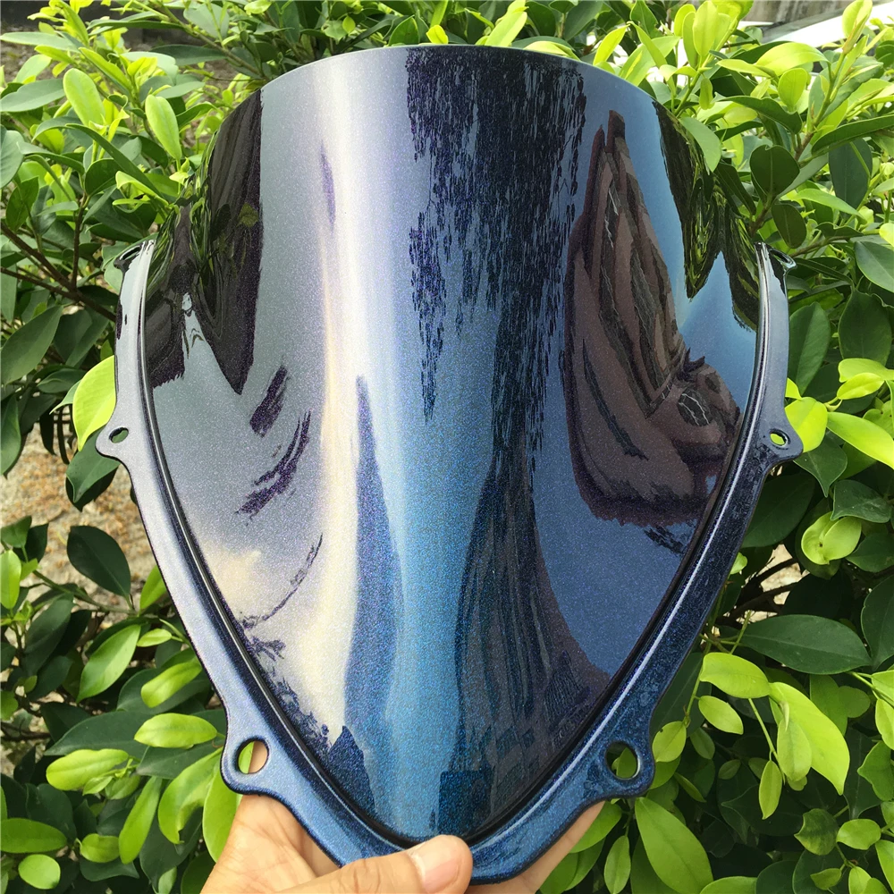 Блестящее углеродное ветровое стекло для мотоцикла Хамелеон Suzuki GSXR 600 750 R K6 2006 2007