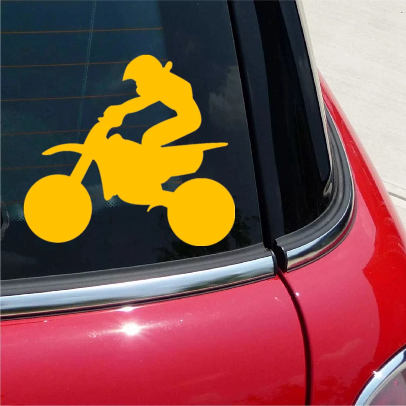 

CK3184#16.6*15cm Biker reflective funny car sticker vinyl decal silver/black car auto stickers for bumper rear window