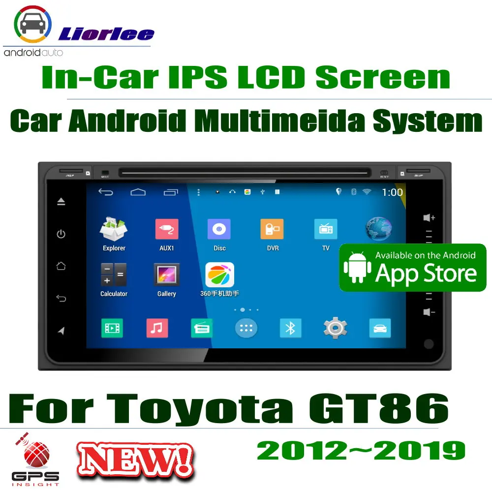Car Android Player For Toyota 86 FT86 GT86 2012-2019 7" IPS LCD Screen GPS DVD CD Navigation System Radio Audio Video Stereo Car Android Player For Toyota 86 FT86 GT86 2012-2019 7" IPS LCD Screen GPS DVD CD Navigation System Radio Audio Video Stereo