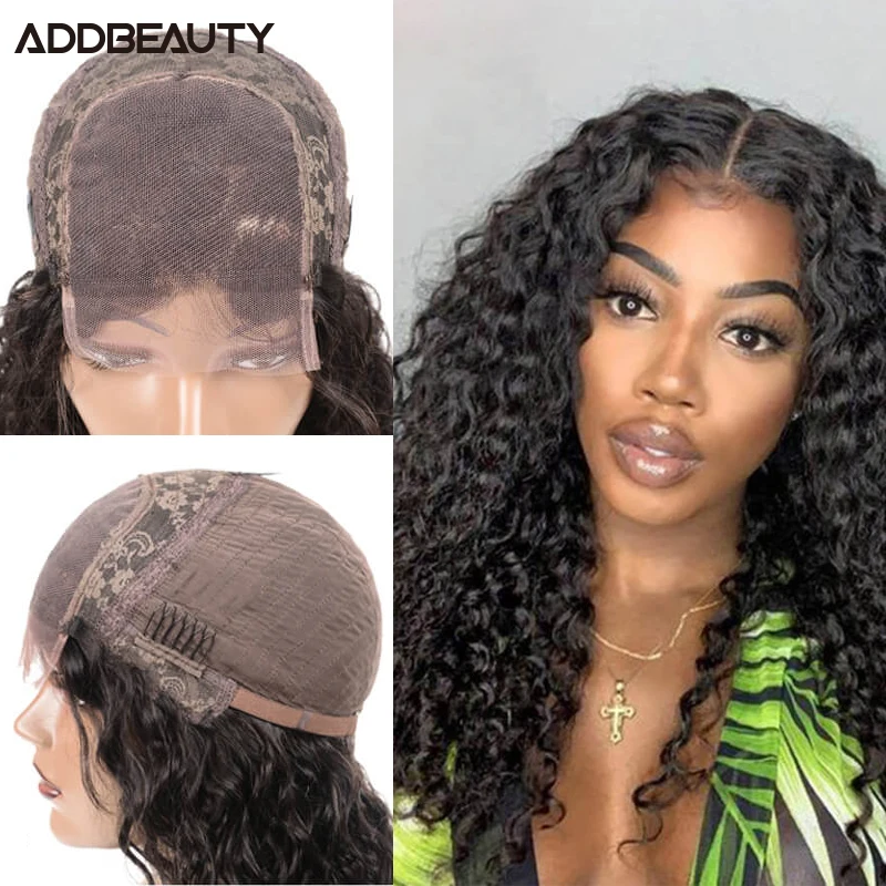 

13x4 13x6 Kinky Curly Lace Frontal Wig 4x4 Lace Closure Wig for Women Brazilian Remy Human Hair Wigs Pre-plucked Natural Color