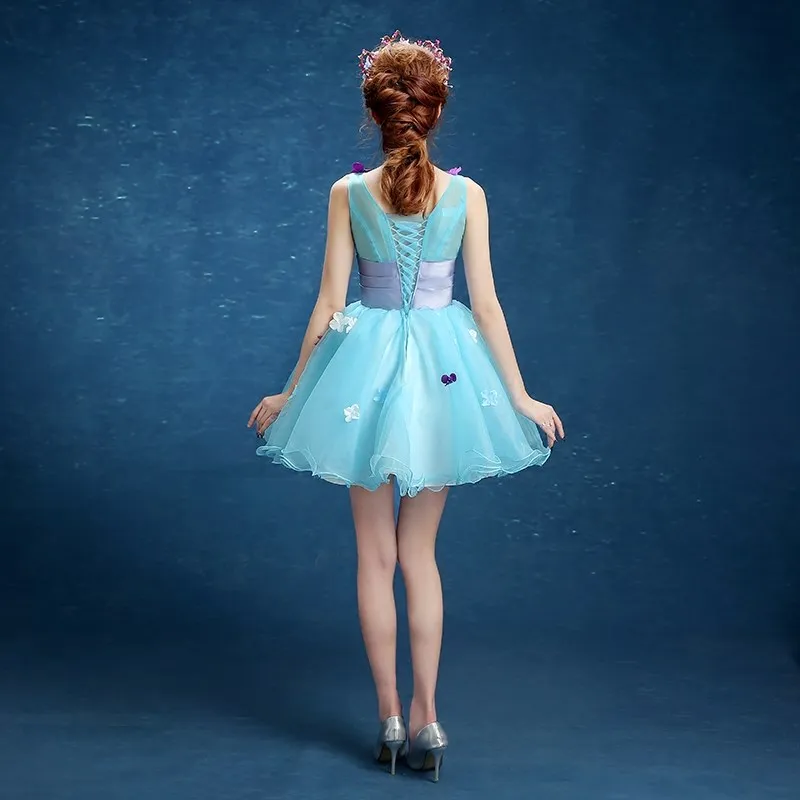Quinceanera платья Роскошные милые цветы 3 цвета вечерние бальные с v образным