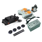 Улучшенный поезд, строительные блоки с двигателеммоторомпультом дистанционного управления, наборы деталей, игрушки сделай сам для логотипа 10254, функция питания